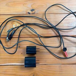 2 Verizon Micro USB to USB Charging Cables and Wall Plugs 6 Feet Each